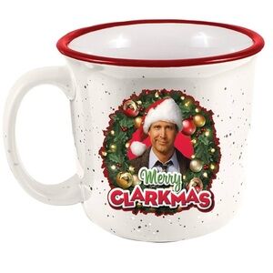 Spoontiques Christmas Vacation Merry Clarkmas 14oz Ceramic Camper Coffee Mug NEW